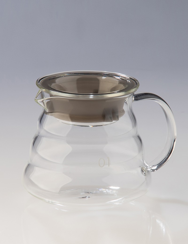 Cafetera de goteo cristal y cerámica V60, 600 ml, de Hario